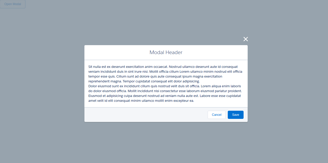 how to create responsive modal box in lightning component Salesforce