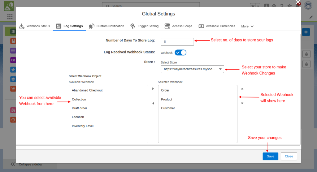 shopify salesforce integration