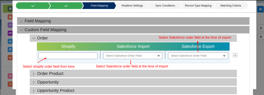 custom field mapping