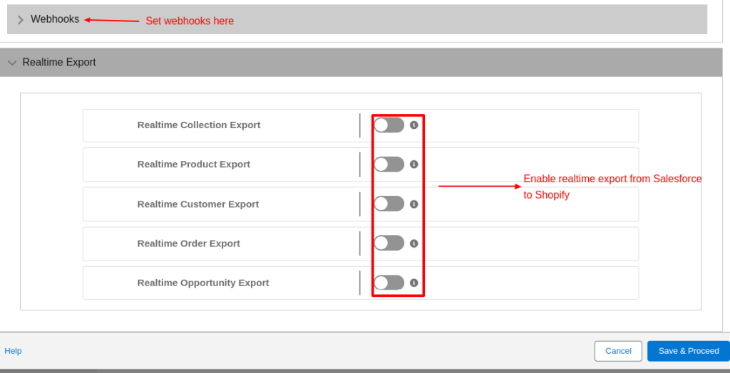 shopify salesforce connector