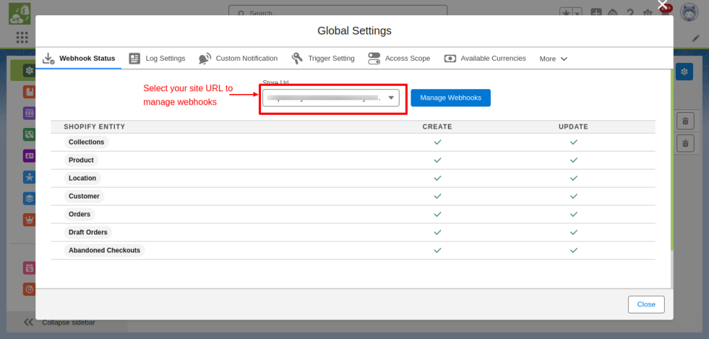 salesforce shopify connector