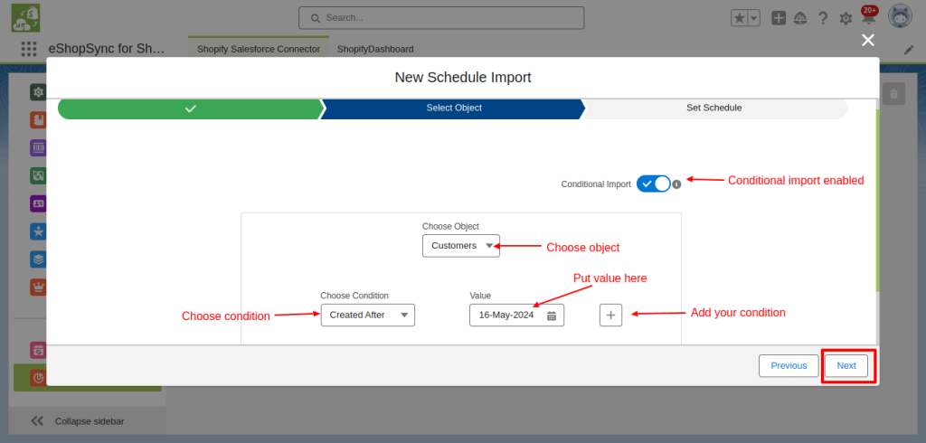 schedule import conditional