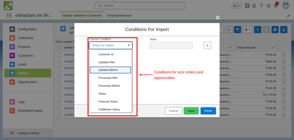 shopify sync orders