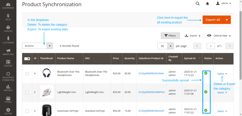 magento 2 sync products