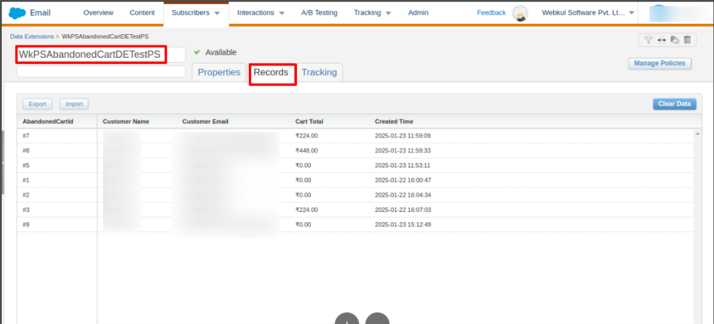 prestashop abandantcart