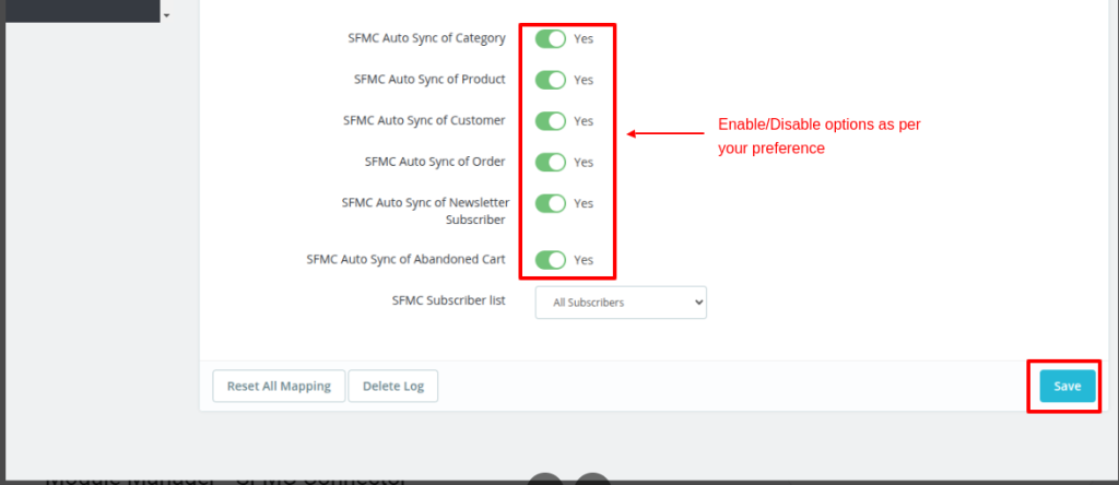 SalesForce Marketing Cloud PrestaShop