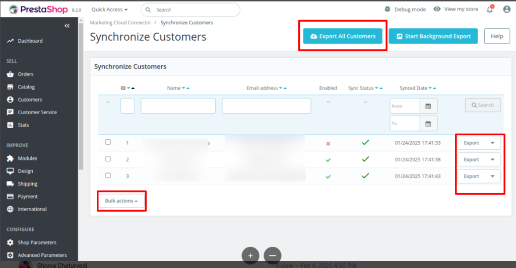 salesforce marketing cloud prestashop