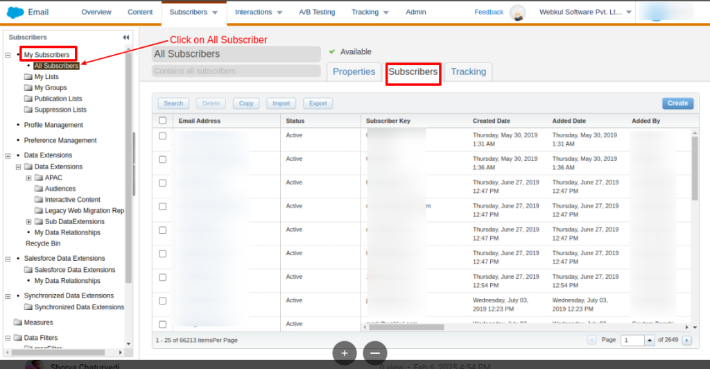 sync prestashop subscriber