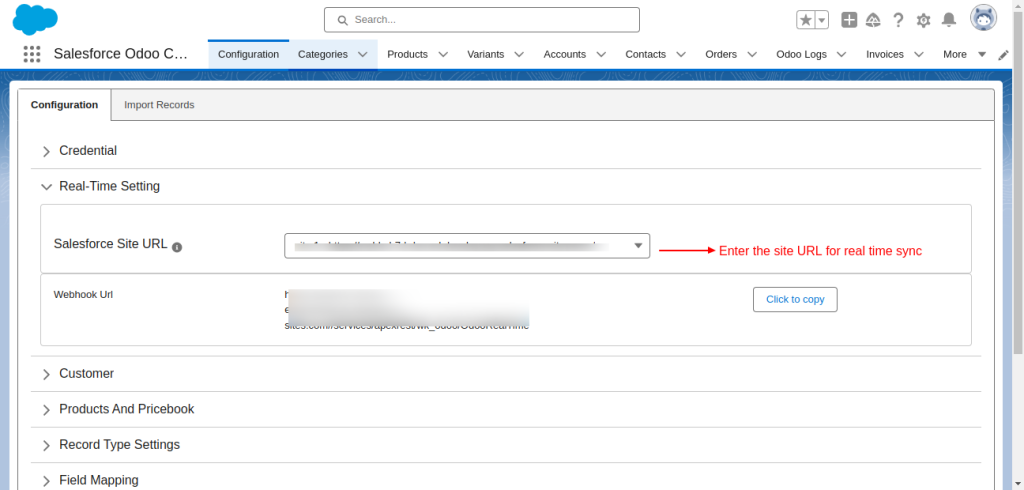 odoo salesforce realtime sync