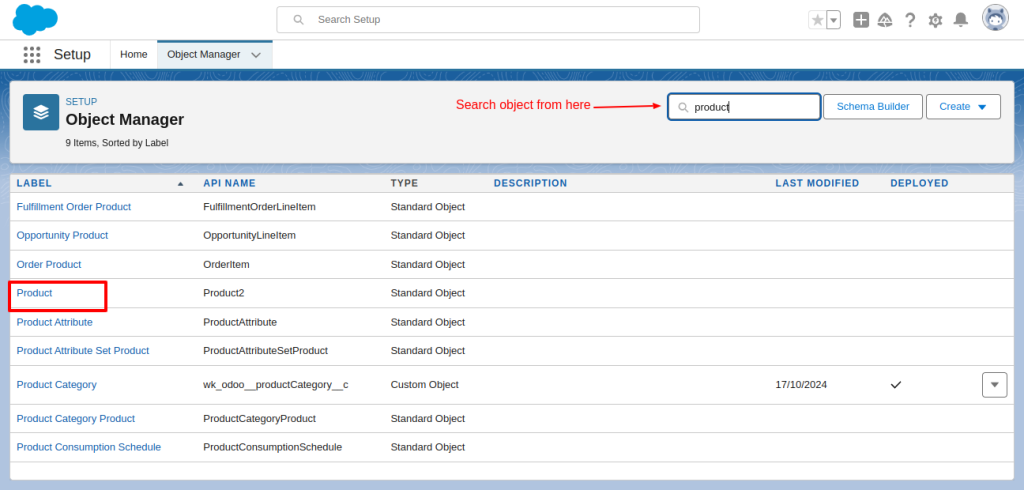 salesforce product