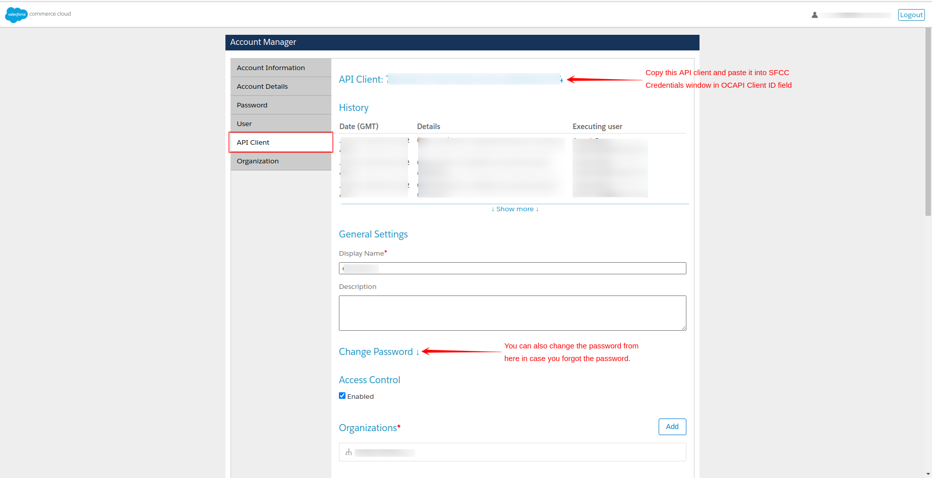 Configuration of Chat GPT in Salesforce Commerce Cloud